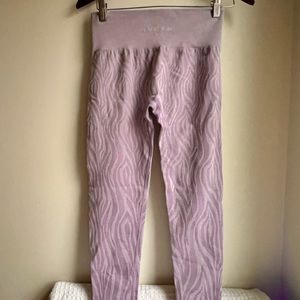 NVGTN - Rare Purple Zebra Leggings - Medium M